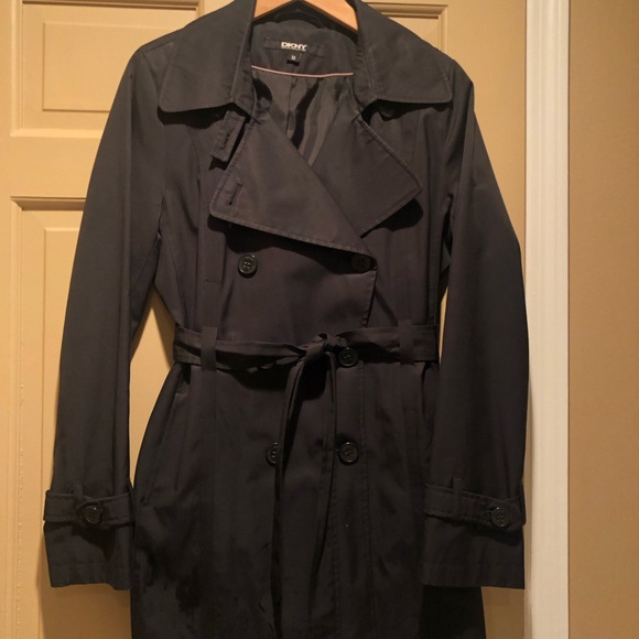 Dkny Jackets & Blazers - Trench Coat DKNY black Medium
